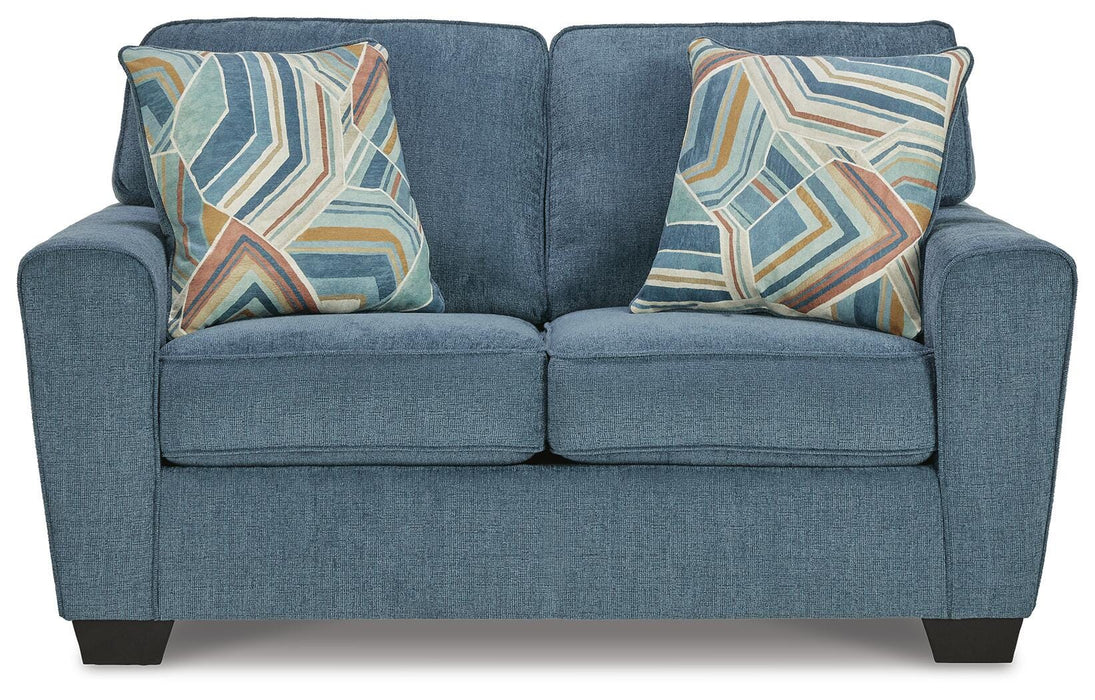Cashton Blue Living Room Collection