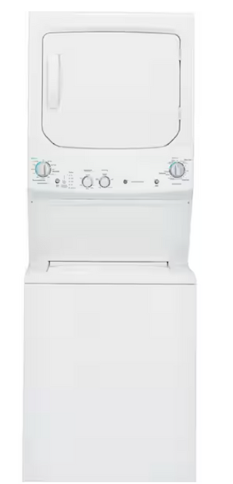 GE 3.8 cu. ft. Washer 5.9 cu. ft. Electric Dryer Combo in White - new