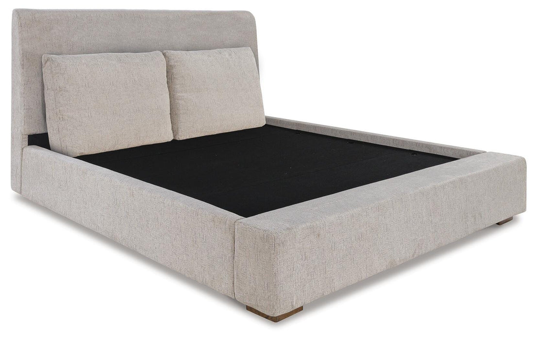 Cabalynn Light Brown Cabalynn King Upholstered Bed