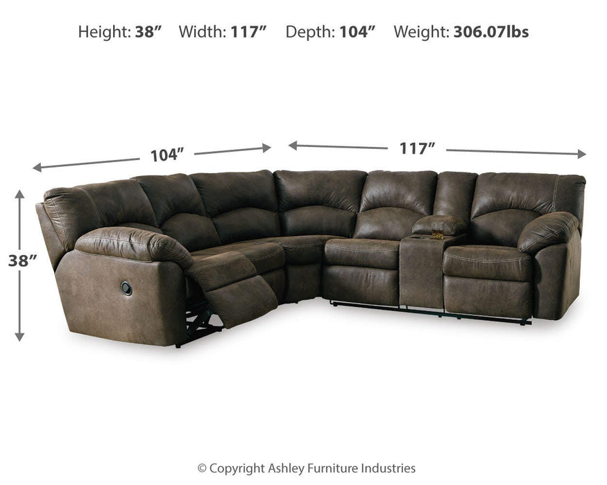 Tambo Canyon Tambo 2-Piece Reclining Sectional