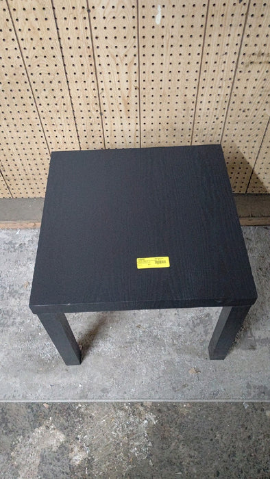 Mainstays Parsons End Table, Black Oak - new