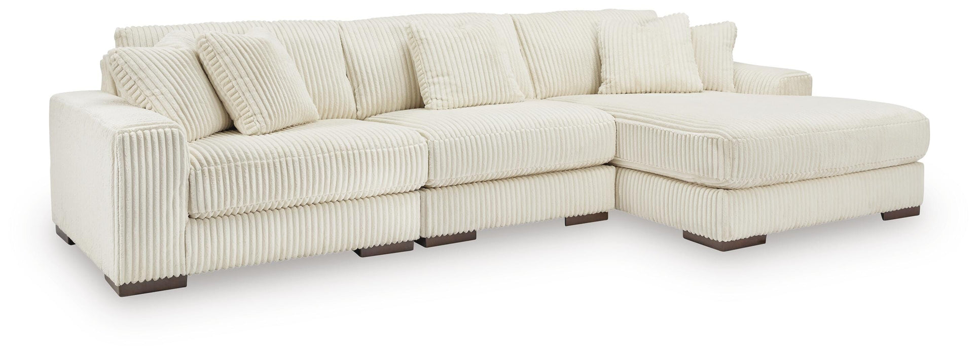 Lindyn Ivory Lindyn 3-Piece Sectional with Chaise