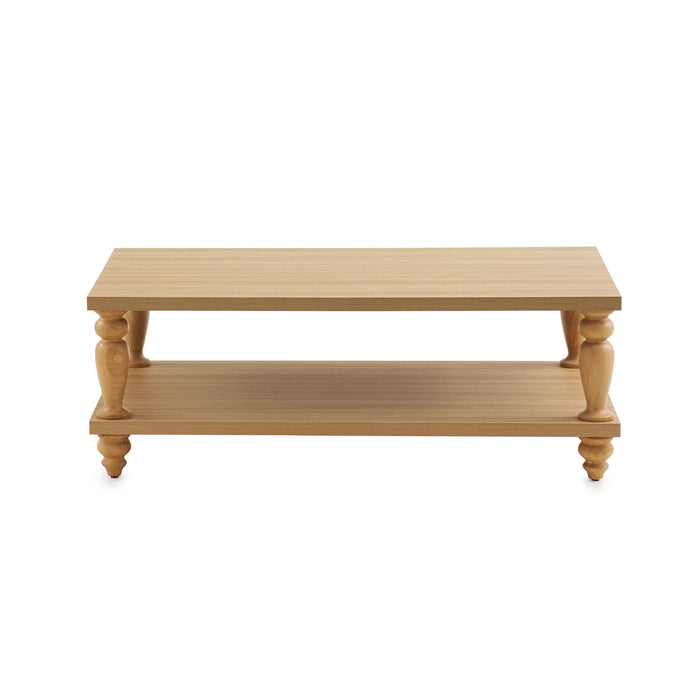 My Texas House Abbott Wood Coffee Table, Light Oak - new