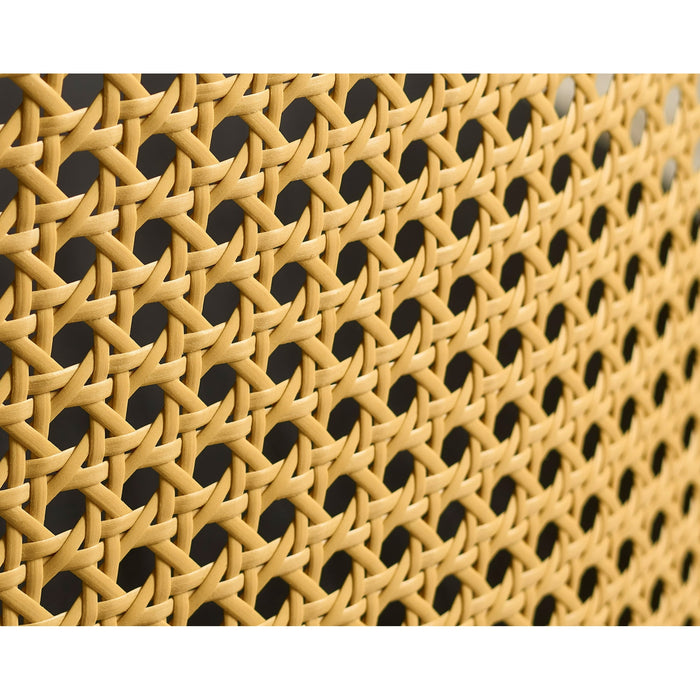 Better Homes & Gardens Springwood Caning Coffee Table, Charcoal Finish - new