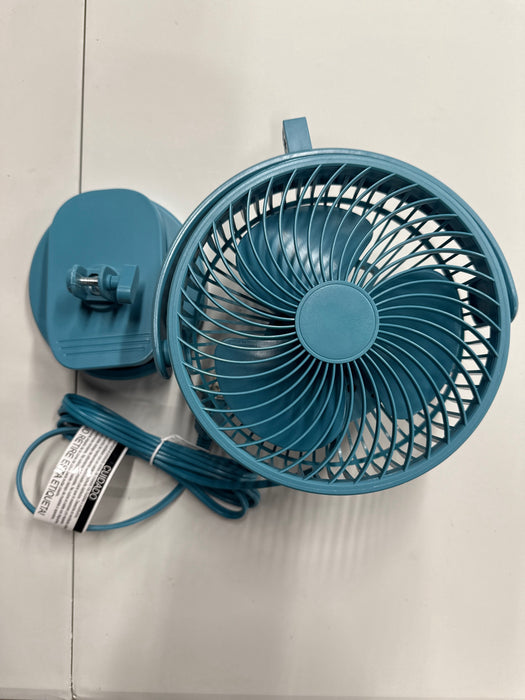 Mainstays 6-inch New Desktop or Clip-on AC Electric Personal Indoor Fan with 2 Speeds, Cool Water - new