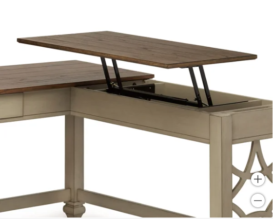 Quinn Corner Desk with Lift - new