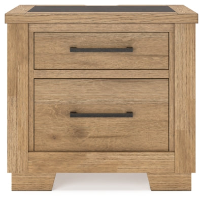 Galliden Light Brown Bedroom Furniture Pieces