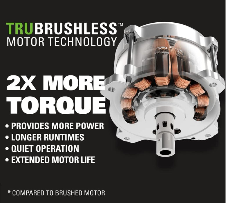 Greenworks 48V (2 x 24V) 8" Brushless Cordless Edger, (2) 4.0Ah Batteries and Dual Port Rapid Charger Included - new