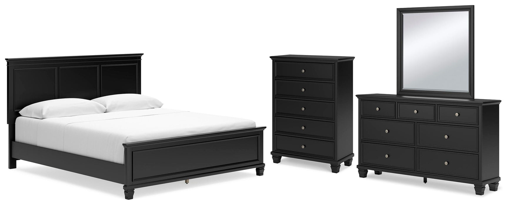 Lanolee Black Bedroom Collection