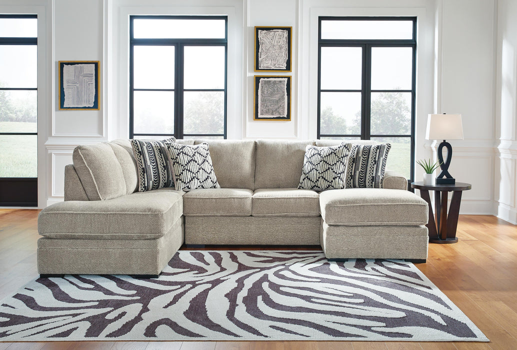 Calnita Sisal Calnita 2-Piece Sectional with Chaise