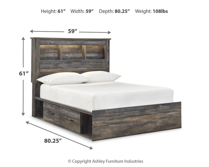 Drystan Multi Drystan Full Bookcase Bed
