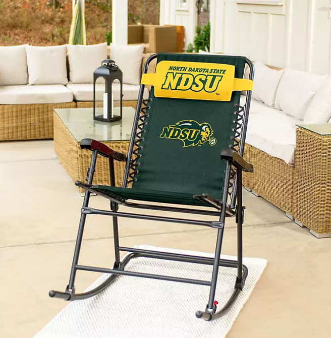 Logo Brands North Dakota State Bison Bungee Rocker - new