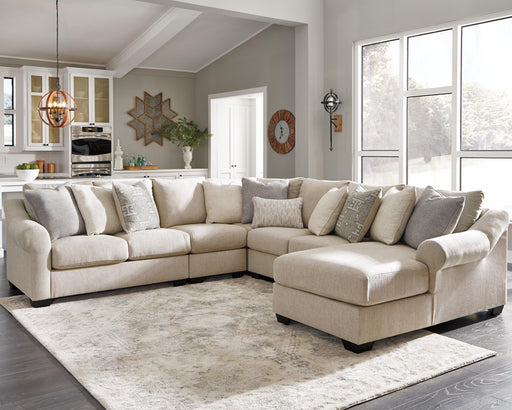 Carnaby Linen Carnaby 5-Piece Sectional with Chaise