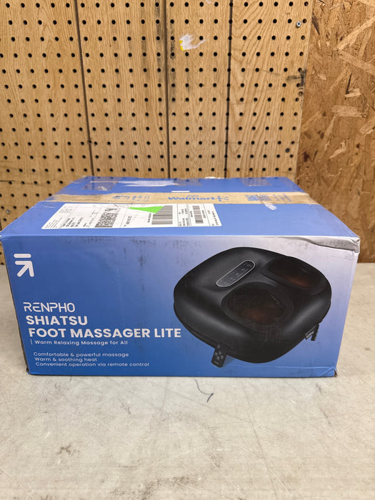 Renpho Shiatsu Foot Massager with Heat for Neuropathy Tired Foot Blood Circulation, FSA HSA Eligible,Black, Birthday Gifts for Mom Dad Men - new