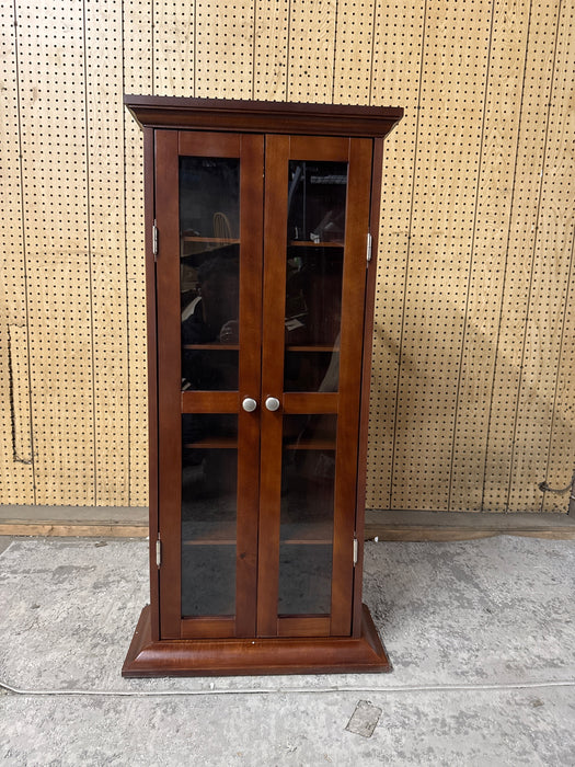 Winsome Wood DVD/CD Cabinet, Antique Walnut (94944) - new