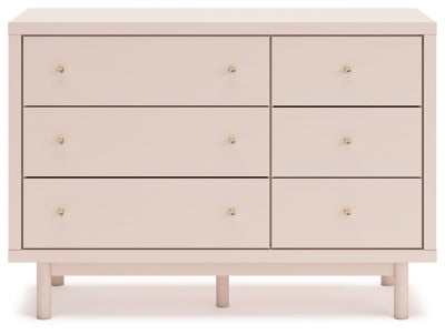 Wistenpine Blush Six Drawer Dresser