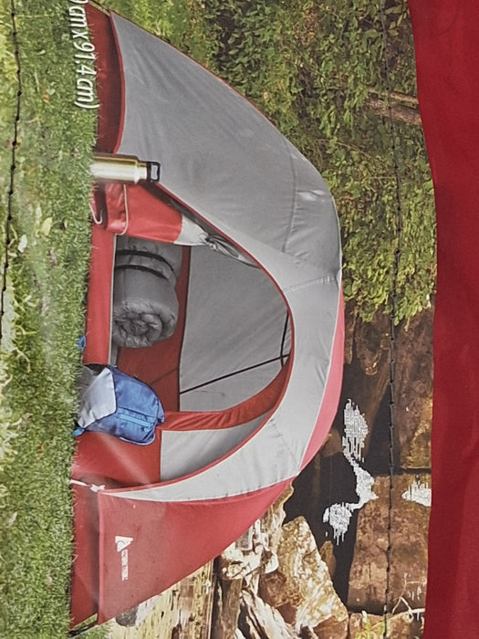 Ozark Trail 1-Person Backpacking Tent with Large Door for Easy Entry, Carry Weight-4.4lbs. - use_like_new