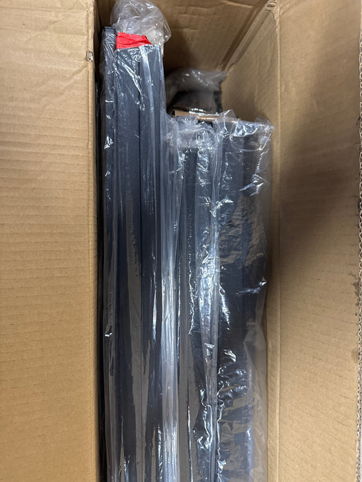 Simenmax Twin Size Bed Frame with Headboard, Mattress Foundation with All Sturdy Metal Support, Under Bed Storage, No Box Spring Needed, Rust Brown - new