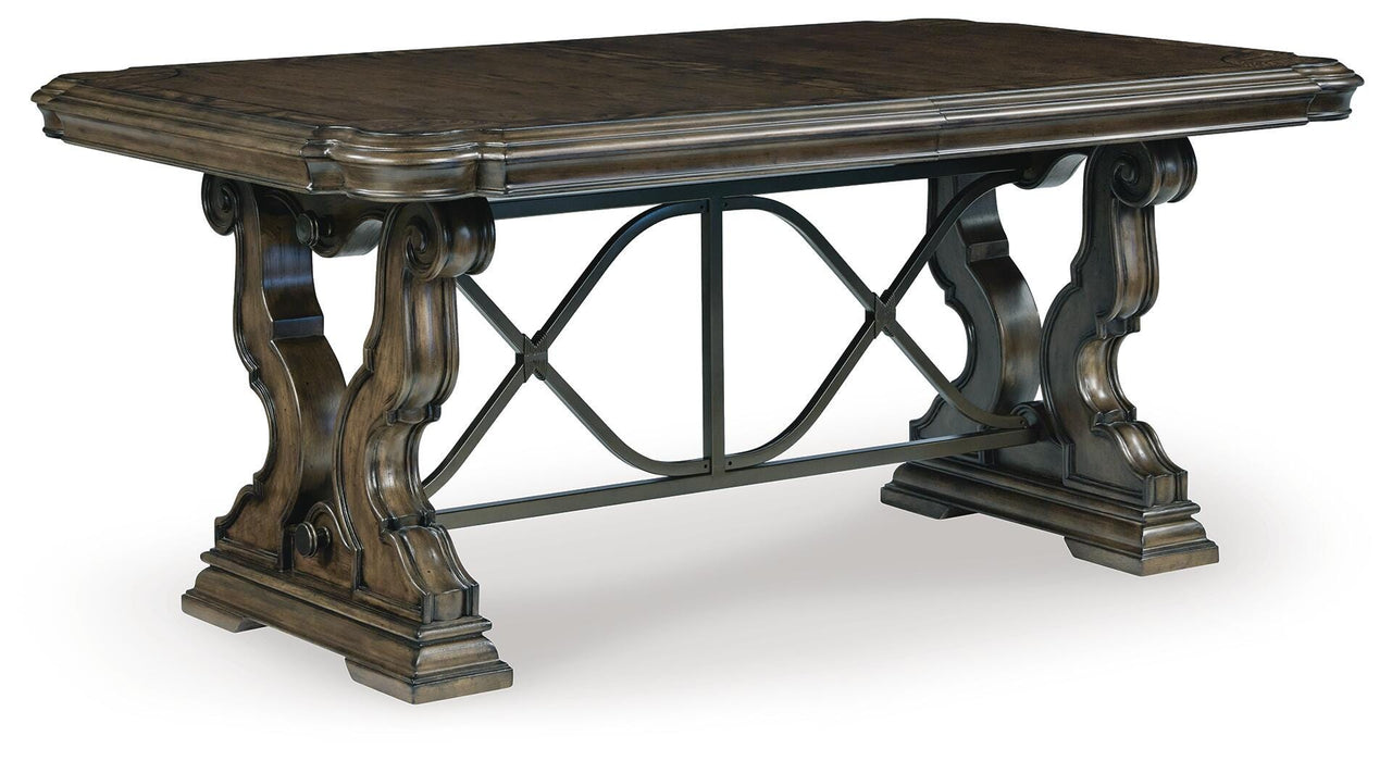 Maylee Dark Brown Maylee Dining Extension Table