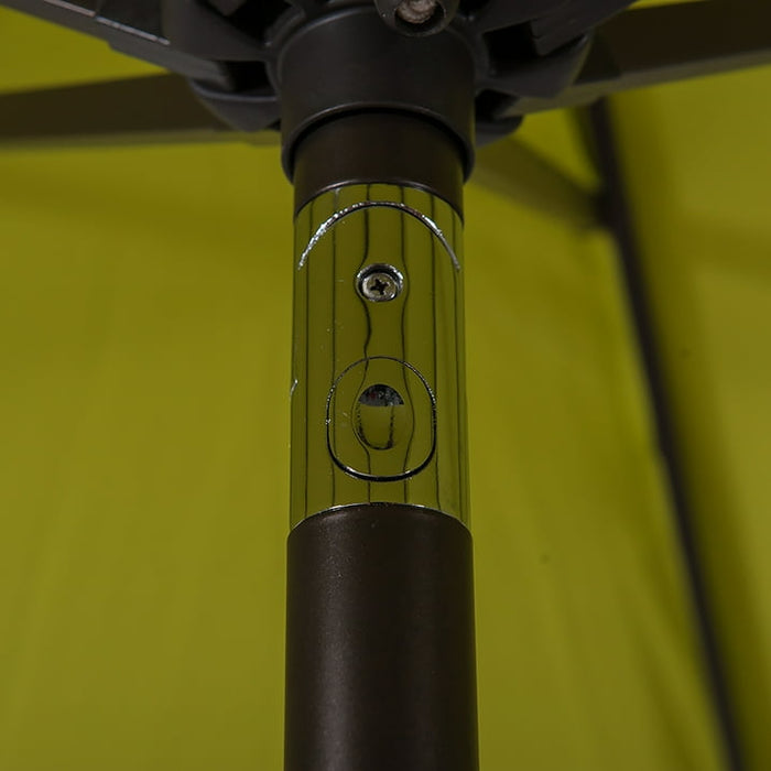 Westin Outdoor 9 Ft Patio Market Umbrella with Tilt & Crank, Lime Green - open_box