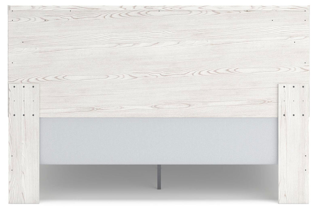 Gerridan White/Gray Gerridan King Panel Bed