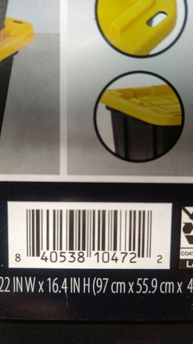 Tough Box 4Tough Box 40-Gallon Storage Tote0-Gallon Storage Tote - use_like_new