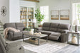 Scranto Brindle Scranto Sofa, Loveseat and Recliner