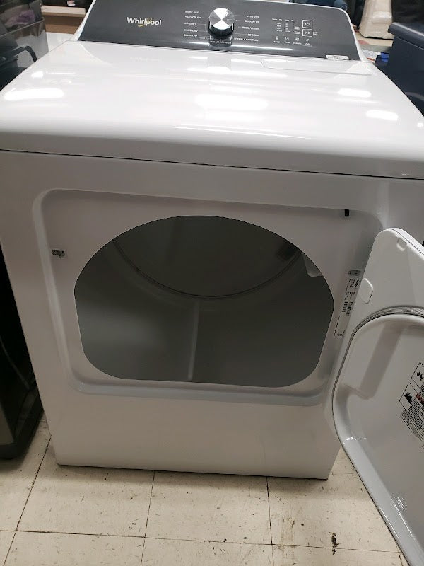 Whirlpool - 7.0 Cu. Ft. Electric Dryer with Steam and Moisture Sensing - White - display_model