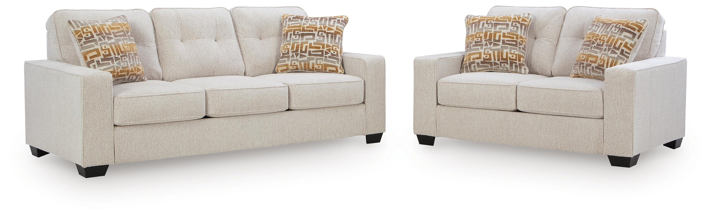 Storrow Stone Storrow Sofa and Loveseat