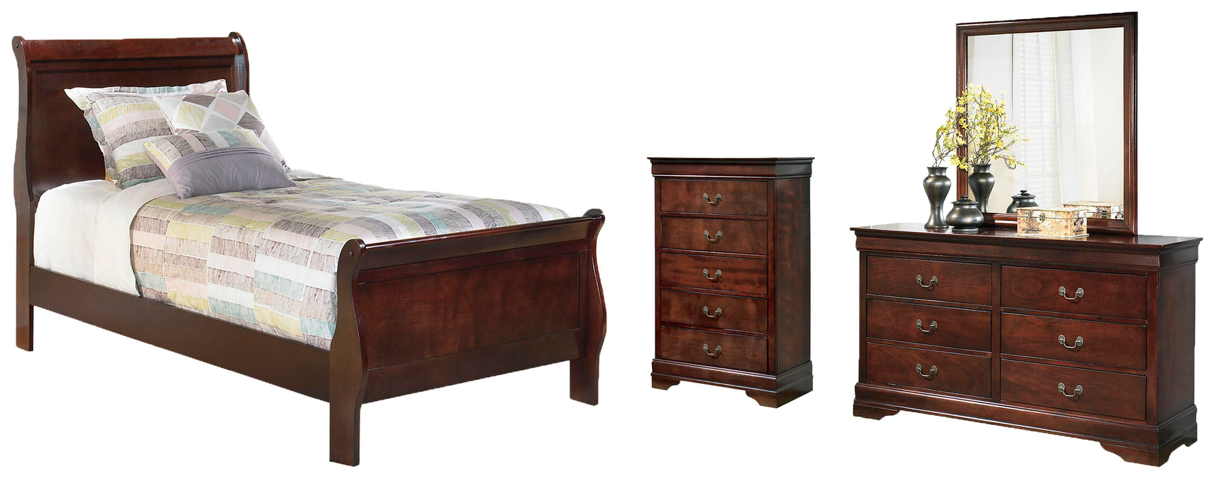 Alisdair Reddish Brown Bedroom Collection