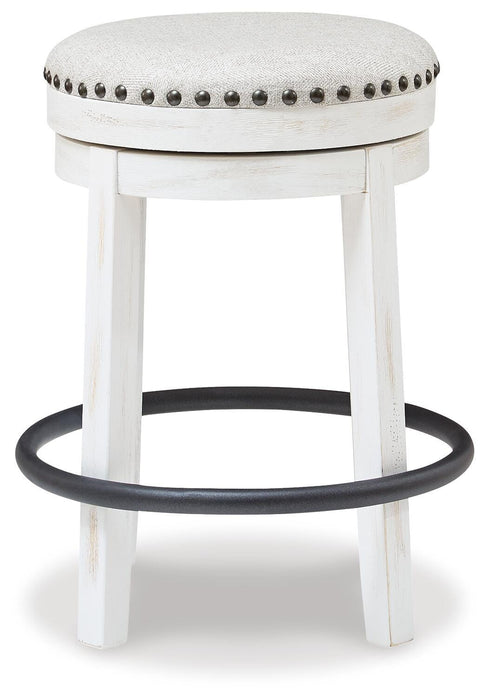 Valebeck White/Black Valebeck Counter Height Stool