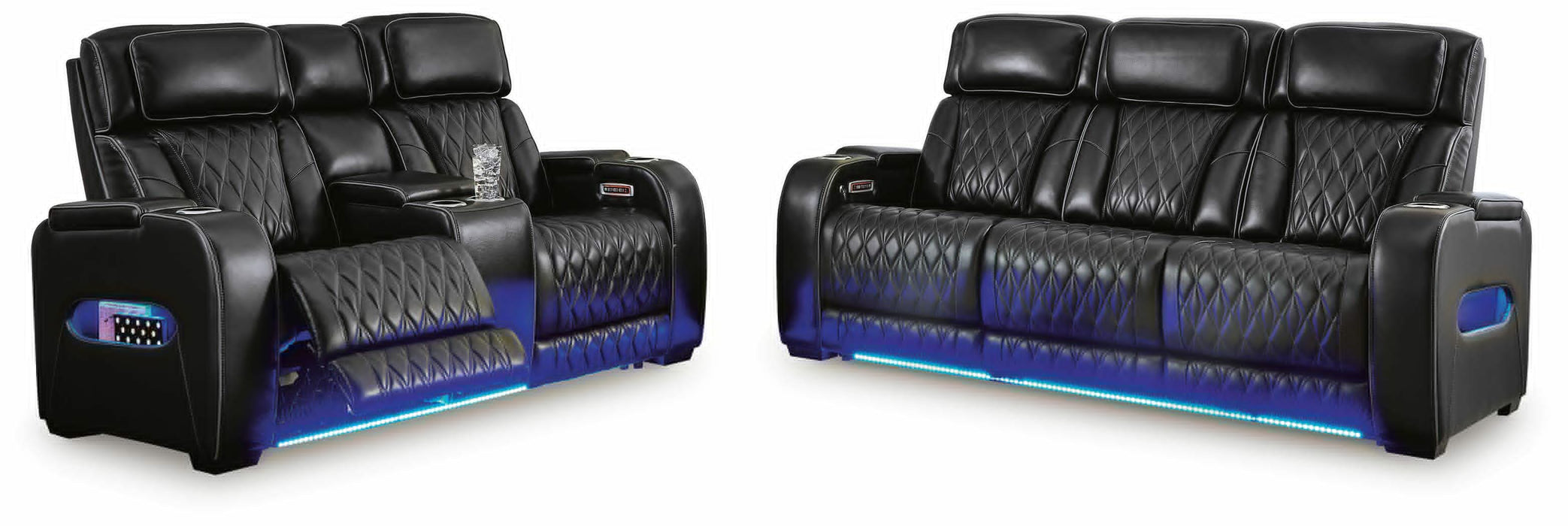 Boyington Black Boyington Sofa and Loveseat