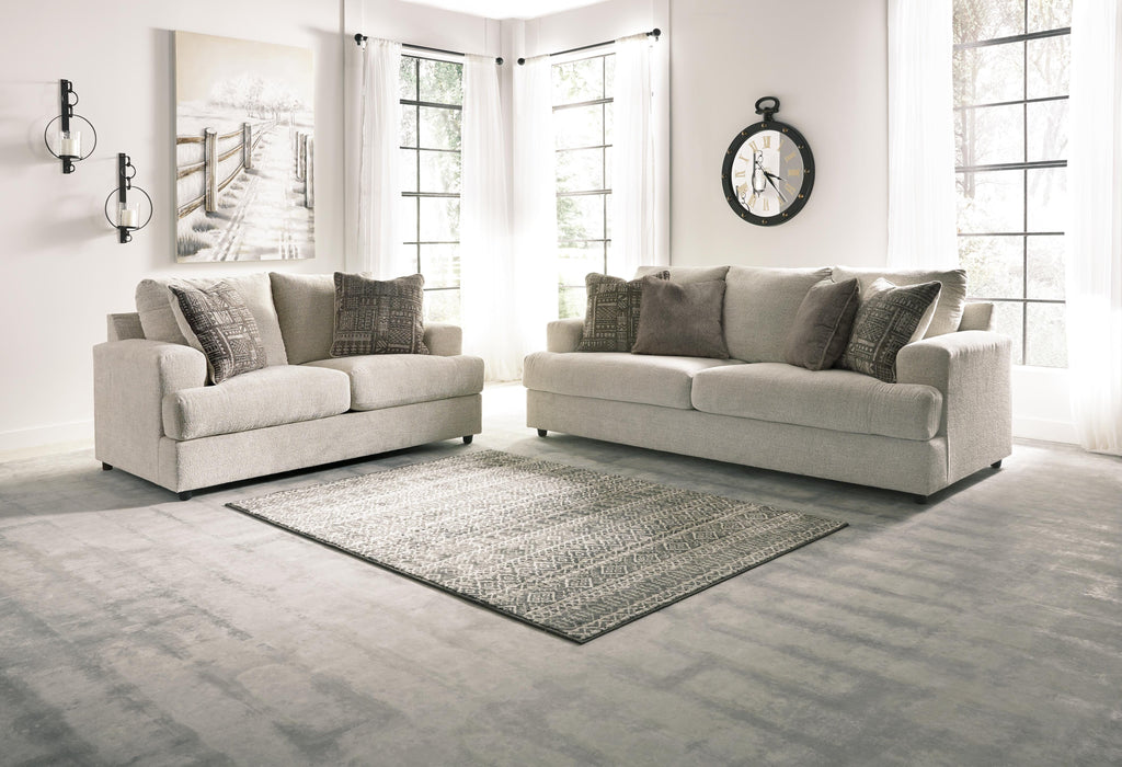 Soletren Stone Soletren Sofa and Loveseat - Brand New