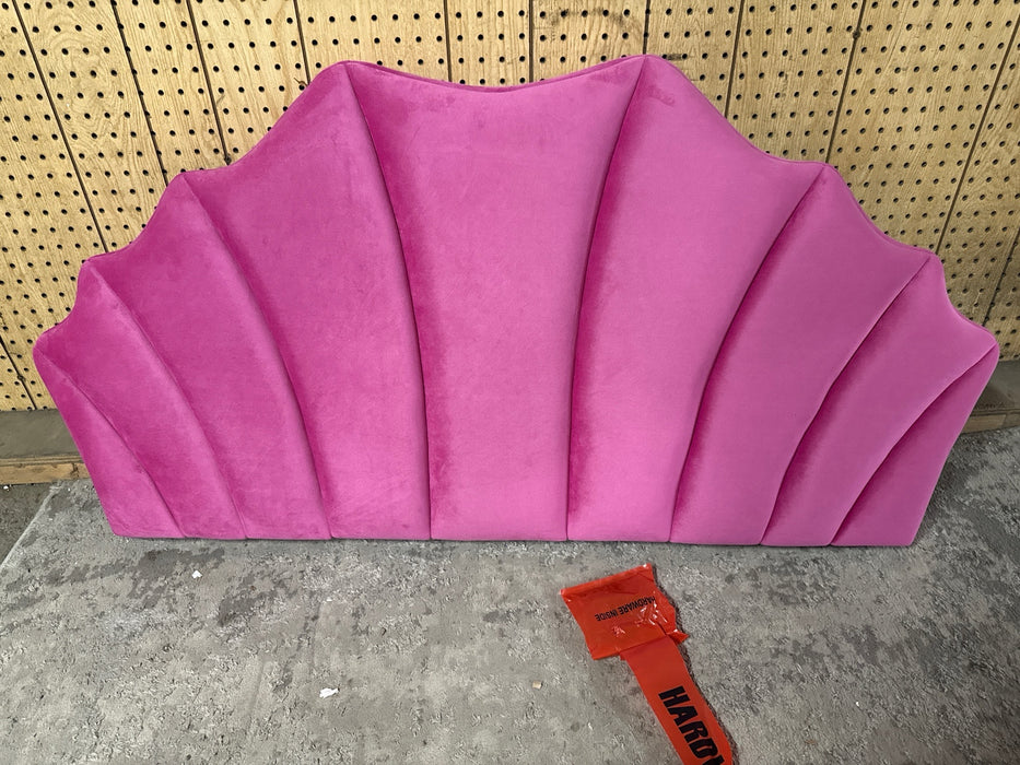 Elina Upholstered Twin Headboard, Pink, by Hillsdale Living Essentials - new