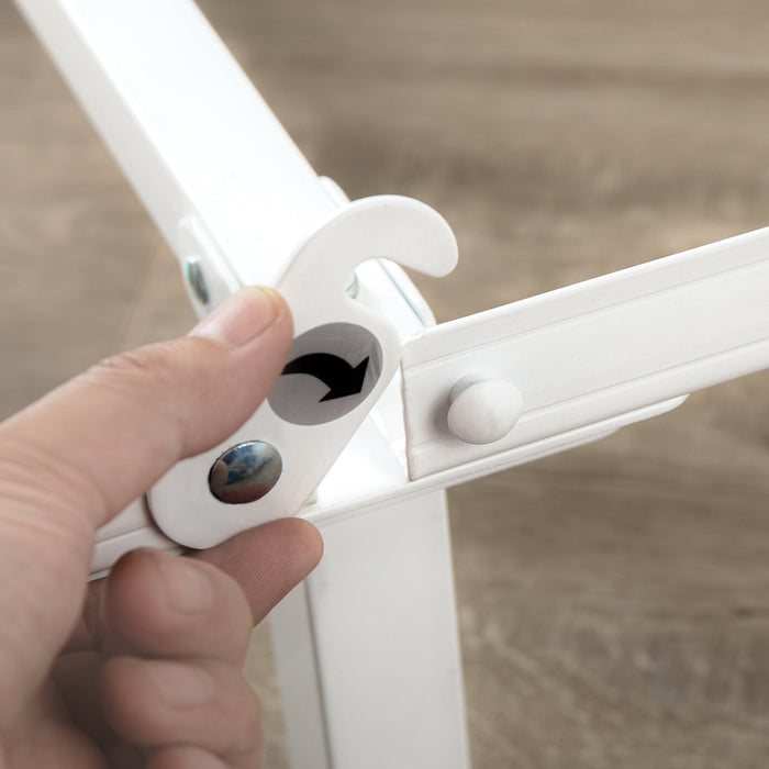 Zinus 7" Compack® Metal Bed Frame, White, Twin - new