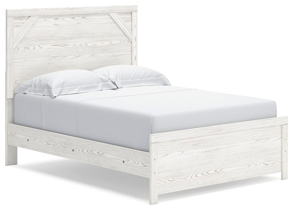 Gerridan White/Gray Gerridan Full Panel Bed