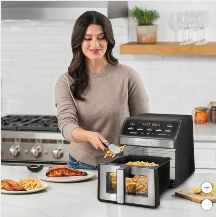 Gourmia 8-Quart Digital Air Fryer with Window & Light - open_box