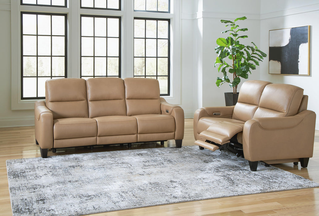 Mosswell Toffee Mosswell Sofa and Loveseat