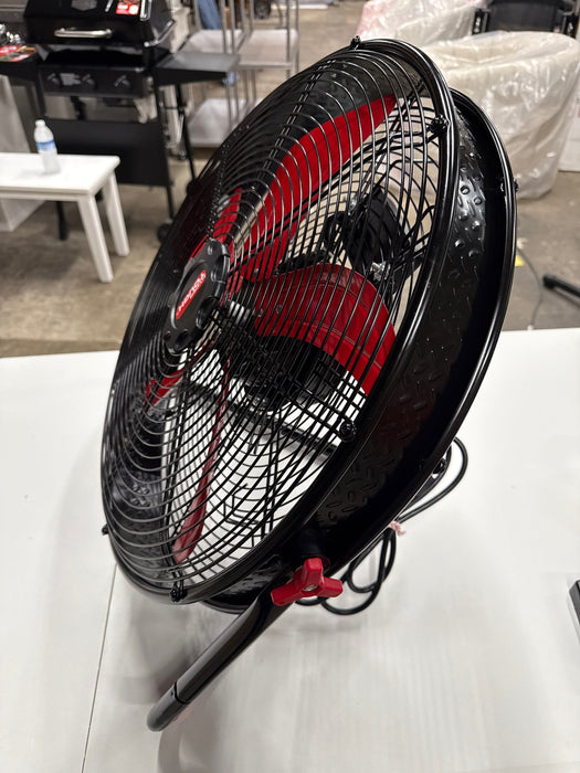 Hyper Tough New 20 inch High Velocity Sealed Motor Drum Fan with Wall Mount - use_like_new