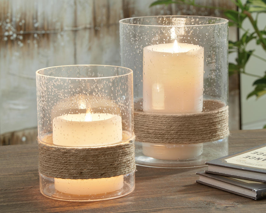 Eudocia Clear Candle Holder Set (Priced Per Item, Must Order 2, 4, 6, or 8)