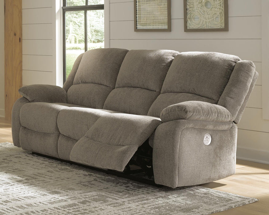 Draycoll Pewter Reclining Power Sofa