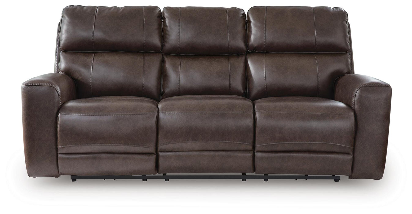 Beadel Smoke PWR REC Sofa with ADJ Headrest