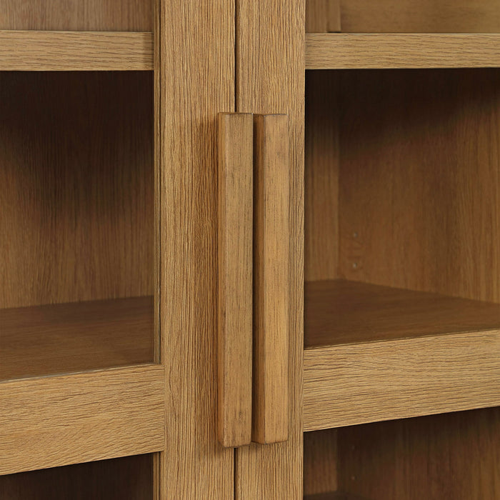 Better Homes & Gardens Juliet Arch Cabinet, Light Honey Finish - new