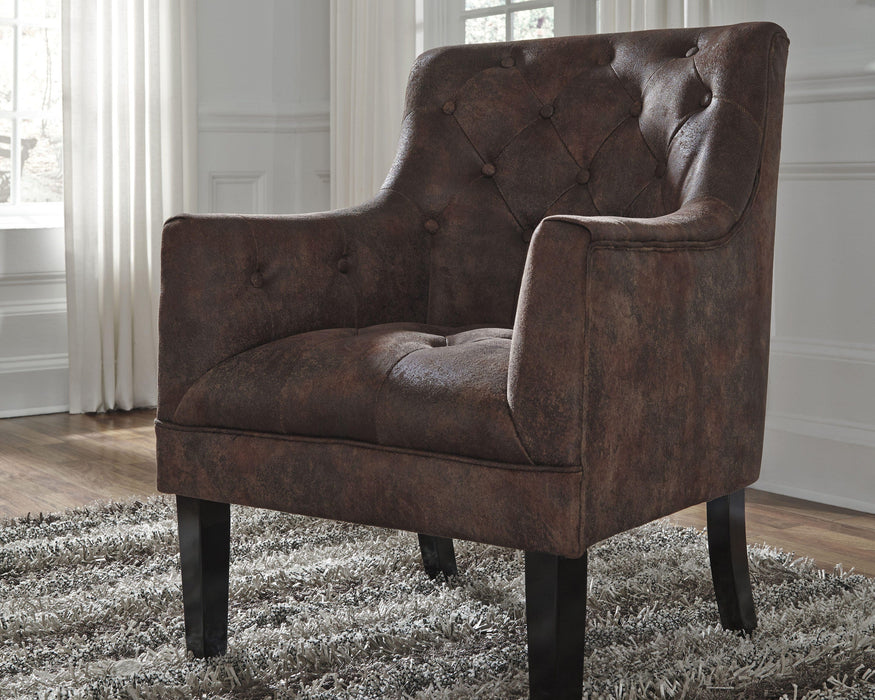 Drakelle Mahogany Accent Chair