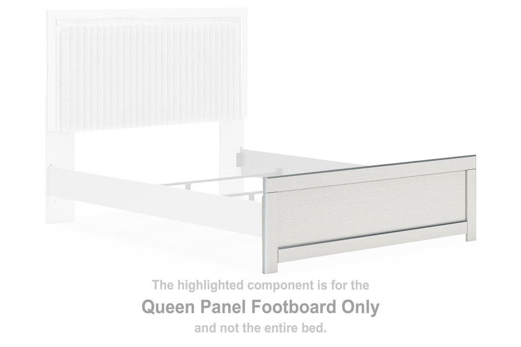 Birmonton White Queen Panel Footboard