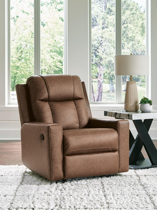 Mackmenville Caramel Zero Wall Recliner
