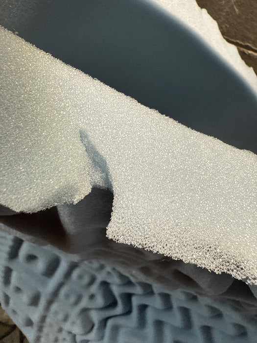 Mainstays 1.5” 7-Zone Reversible Memory Foam Mattress Topper, Twin-XL - open_box