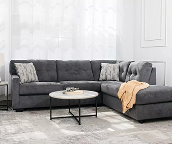 Bowdre Gunmetal Living Room Collection