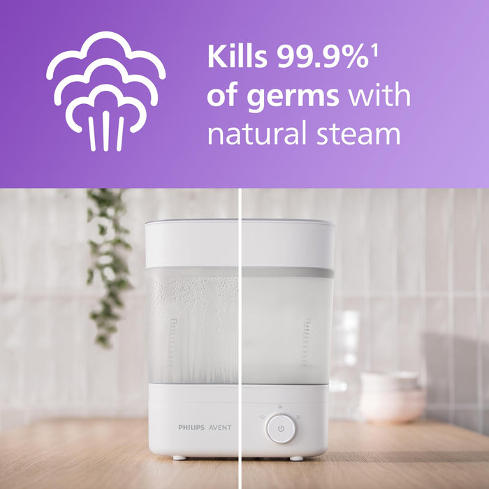 Philips AVENT Premium Baby Bottle Sterilizer with Dryer, SCF293/00 - open_box