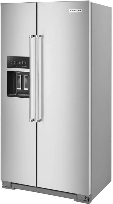 KitchenAid - 22.6 Cu. Ft. Side-by-Side Counter-Depth Refrigerator - Ice Maker Does not Work, Retail Price is $3400